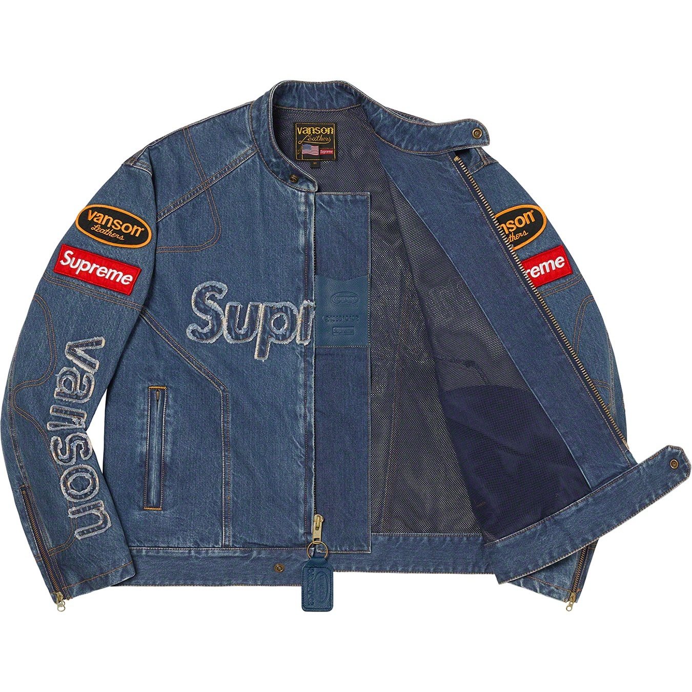 Supreme®/Vanson Leathers® Cordura® Denim Jacket view 2